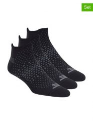 Skechers Skarpety (3 pary) w kolorze czarnym rozmiar: 39-42. Czarne skarpetki męskie Skechers, bez wzorów, ze splotem. Za 32.59 zł.