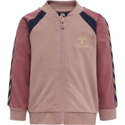 Dziecięca bluza dresowa z zamkiem błyskawicznym Hummel League. Brązowe bluzy i bluzki niemowlęce HUMMEL, bez wzorów, z dresówki, bez ramiączek, bez kaptura. Za 148.50 zł.