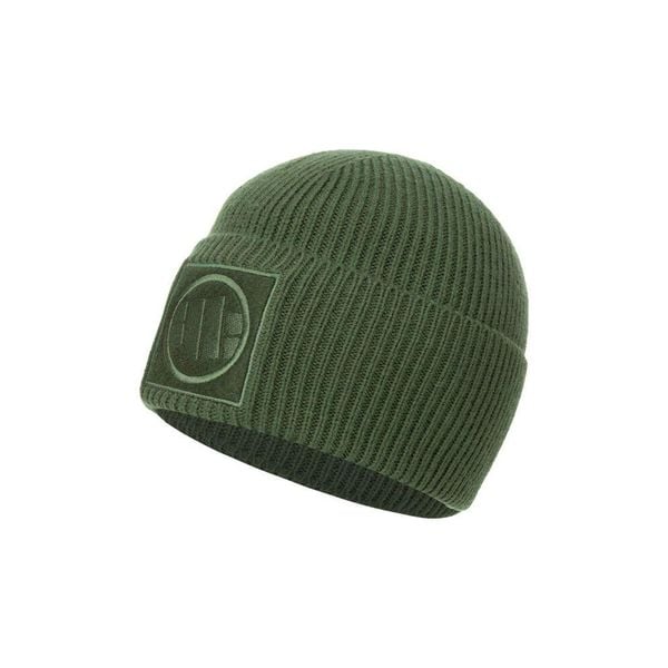 Czapka męska Pitbull zimowa Logo. Zielone czapki męskie PITBULL, na jesień, bez wzorów. Za 59.00 zł.