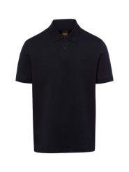 BOSS Orange koszulka polo - Pe_Interlock Mężczyźni Bawełna niebieski, M. Niebieskie koszulki polo męskie Boss Orange, m, bez wzorów, z bawełny, bez ramiączek. Za 449.95 zł.