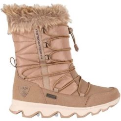 Damskie wysokie rakiety śnieżne Kilpi FROZEN HIGH WP-W. Brązowe obuwie trekkingowe damskie Kilpi. Za 318.77 zł.