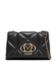 LOVE MOSCHINO Torebka JC4041PP0NLC0000 Czarny. Czarne torebki klasyczne damskie Love Moschino, bez wzorów, ze skóry, bez dodatków. Za 829.99 zł.