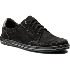 Półbuty LASOCKI FOR MEN 9103. Czarne półbuty męskie Lasocki For Men, z nubiku, bez zapięcia. W wyprzedaży za 129.99 zł.