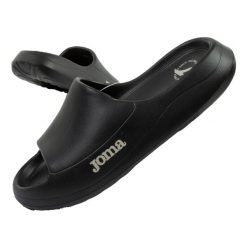 Klapki lekkie sportowe na basen na plaże damskie Joma S. After Lady 2501. Czarne klapki damskie Joma, bez wzorów, z syntetyku, bez obcasa. Za 79.99 zł.