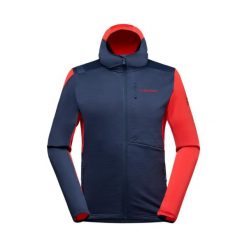 Termoaktywna bluza z kapturem La Sportiva Chill. Niebieskie bluzy z kapturem męskie La Sportiva, s, z elastanu. Za 544.05 zł.