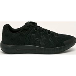 Under Armour - Buty UA W Micro G Pursuit BP. Czarne buty sportowe na co dzień damskie Under Armour, bez wzorów, z gumy. Za 249.90 zł.