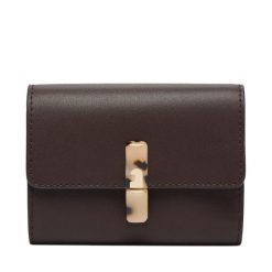 Portfel Furla. Brązowe portfele damskie Furla, bez wzorów. Za 674.99 zł.