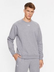 Under Armour Bluza Ua Rival Fleece Crew 1379755 Szary Loose Fit. Szare bluzy bez kaptura męskie Under Armour, m, z bawełny. Za 109.88 zł.