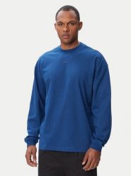 HUGO Bluza Daposo 50511029 Niebieski Relaxed Fit. Niebieskie bluzy bez kaptura męskie Hugo, m, z bawełny. Za 349.99 zł.