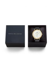 Daniel Wellington Zegarek Classic St Mawes DW00100868 Czarny. Czarne, analogowe zegarki męskie Daniel Wellington. Za 909.99 zł.