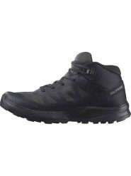 SALOMON Botki turystyczne "Outrise Mid GORE-TEX" w kolorze czarno-antracytowym rozmiar: 38. Czarne obuwie trekkingowe damskie Salomon. Za 381.24 zł.