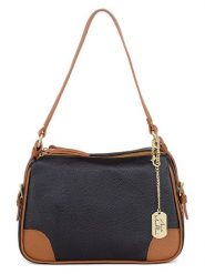 Anna Morellini Skórzana torebka "Andreina" w kolorze czarno-jasnobrązowym - 30 x 20 x 12 cm rozmiar: onesize. Brązowe torebki klasyczne damskie Anna Morellini, bez wzorów, z materiału, bez dodatków. Za 304.99 zł.