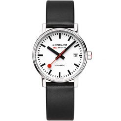 Zegarek damski Mondaine MSE.35610.LBV, Automatic, 35mm, 5ATM. Szare zegarki damskie MONDAINE, ze stali. Za 2,903.75 zł.