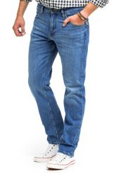 LEE BROOKLYN MĘSKIE SPODNIE JEANSOWE STRAIGHT LAGOON L452PXFI 112322217. Spodnie materiałowe męskie Lee, bez wzorów, z jeansu. Za 229.99 zł.