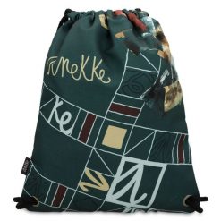 Zielony Worek Anekke Modny Plecak Damski. Zielone plecaki damskie Anekke, z aplikacjami, duże, bez dodatków. Za 119.00 zł.