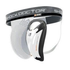 Shock Doctor Supporter + Suspensor Bio Flex Cup. Białe spodnie dresowe damskie SHOCK DOCTOR, m, bez wzorów. Za 96.00 zł.