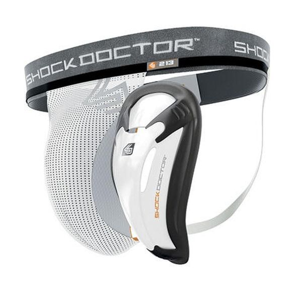 Shock Doctor Supporter + Suspensor Bio Flex Cup. Białe spodnie dresowe damskie SHOCK DOCTOR, m, bez wzorów. Za 96.00 zł.