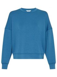 MOSS COPENHAGEN Bluza w kolorze niebieskim rozmiar: M/L. Niebieskie bluzy bez kaptura damskie MOSS COPENHAGEN, l, z wiskozy. Za 171.28 zł.