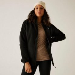 Bluza polarowa damska REGATTA Elinn. Czarne bluzy bez kaptura damskie Regatta, z polaru. Za 129.99 zł.