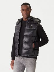 KARL LAGERFELD Kamizelka 505023 554590 Czarny Regular Fit. Czarne kamizelki męskie Karl Lagerfeld, m, z syntetyku. Za 939.99 zł.