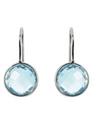 OR Carats Białozłote kolczyki z topazem rozmiar: onesize. Szare kolczyki damskie OR Carats, z topazem, złote, z zapięciem typu bigiel. Za 869.99 zł.