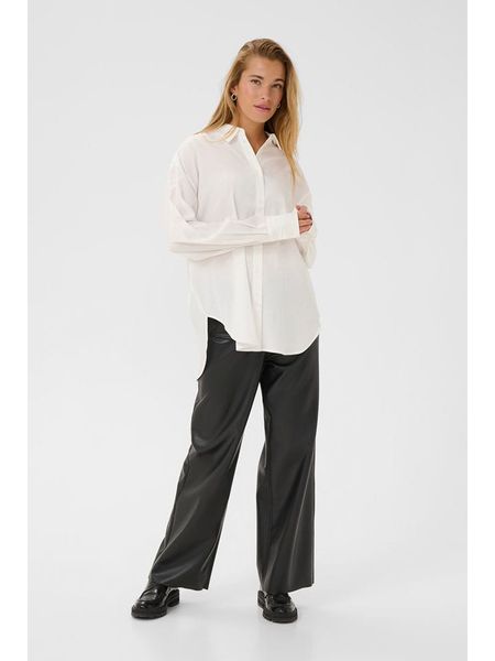 Kaffe Koszula w kolorze białym rozmiar: 34. Białe koszule damskie Kaffe, bez wzorów, bez kołnierzyka, bez ramiączek. Za 126.99 zł.