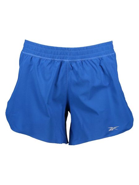 Reebok Szorty w kolorze niebieskim do biegania rozmiar: M. Niebieskie szorty damskie Reebok, bez wzorów, z materiału. Za 41.49 zł.