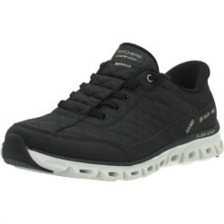 Buty SKECHERS 104556S GLIDE STEP AT EASE Czarny. Czarne buty trekkingowe męskie Skechers. Za 338.99 zł.