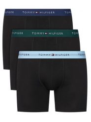 Tommy Hilfiger Komplet bokserek UM0UM02765 Czarny. Czarne bokserki męskie Tommy Hilfiger, bez wzorów, z bawełny. Za 149.99 zł.