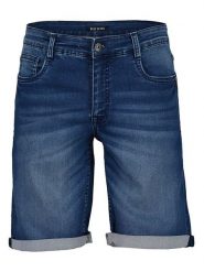 Blue Seven Szorty dżinsowe w kolorze granatowym rozmiar: XXL. Niebieskie szorty męskie Blue Seven, z aplikacjami, z jeansu, klasyczne. Za 109.95 zł.