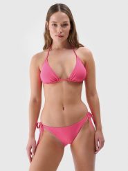 4F Góra od bikini damska - fuksja L. Czerwone bikini damskie 4f, bez wzorów. Za 49.99 zł.
