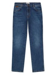 Wrangler Dżinsy - Regular fit - w kolorze granatowym rozmiar: W29/L32. Niebieskie jeansy męskie Wrangler. Za 122.96 zł.