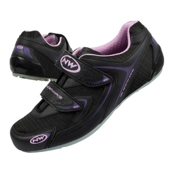 Buty sportowe Northwave Eclipse. Czarne buty sportowe na co dzień damskie Northwave, bez wzorów, z materiału, na fitness i siłownię. Za 99.00 zł.
