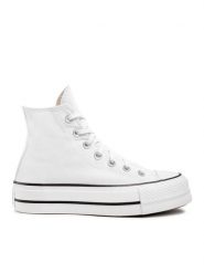 Converse Trampki Chuck Taylor All Star Lft Hi 560846C Biały. Białe trampki i tenisówki damskie Converse, bez wzorów, z materiału. Za 269.99 zł.