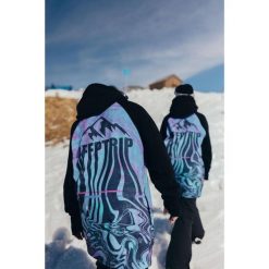 Bluza outdoorowa z kapturem męska DEEP TRIP Melt softshell. Czarne bluzy z kapturem męskie DEEP TRIP, na zimę, m, z softshellu. Za 499.00 zł.