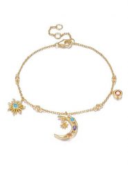 Les Favorites Pozłacana bransoletka z cyrkoniami rozmiar: onesize. Żółte bransoletki damskie Les Favorites, pozłacane. Za 121.99 zł.