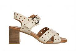 Sandały Bayla-161 061 2722 White Swan 161698, Beżowy, Skóra naturalna - 38. Brązowe sandały damskie Bayla, bez wzorów, z gumy, bez obcasa, na słupku. W wyprzedaży za 134.10 zł.