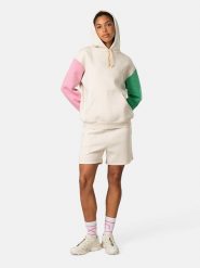 KARI TRAA Bluza "Anelie" w kolorze jasnoróżowo-zielono-kremowym rozmiar: XL. Brązowe bluzy z kapturem damskie Kari Traa, xl, z bawełny. Za 198.10 zł.