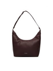 Calvin Klein Torebka LV04F3891G Bordowy. Czerwone torebki klasyczne damskie CALVIN KLEIN, bez wzorów, ze skóry, bez dodatków. Za 569.99 zł.