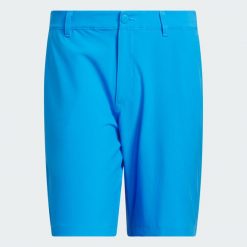 Szorty Ultimate365 8.5-Inch Golf. Brązowe szorty męskie Adidas, z elastanu, bez kołnierzyka. Za 299.00 zł.