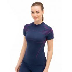 Koszulka termoaktywna Damska Brubeck DRY. Fioletowe bielizna termoaktywna damska Brubeck, xl, bez wzorów, z poliamidu. Za 129.99 zł.