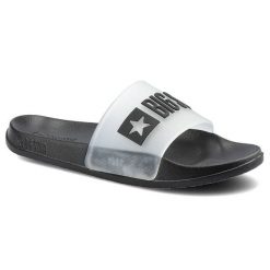 Klapki damskie Big Star, wsuwane basenowe klapki z tworzywa, czarne, FF274A200-906. Czarne klapki damskie Big Star, z aplikacjami, bez obcasa. Za 55.00 zł.