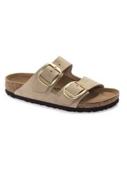 Birkenstock Klapki "Uneek" w kolorze czarnym rozmiar: 38. Brązowe klapki damskie Birkenstock, bez wzorów, bez obcasa. Za 409.95 zł.
