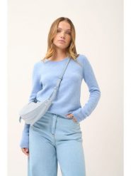 Just Cashmere Kaszmirowy sweter "Joyce" w kolorze błękitnym rozmiar: XL. Niebieskie swetry klasyczne damskie Just Cashmere, xl, z kaszmiru, bez kołnierzyka. Za 432.80 zł.