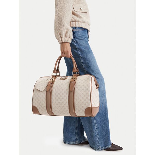 Torba weekendowa Nine West. Brązowe torebki klasyczne damskie Nine West, bez wzorów, bez dodatków. Za 399.99 zł.