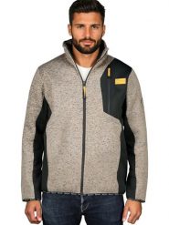 Geographical Norway Kurtka polarowa "Toche" w kolorze beżowym rozmiar: M. Brązowe kurtki męskie Geographical Norway, m, bez wzorów, z polaru, bez kaptura. Za 139.20 zł.