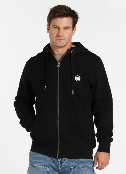 Bluza męska Pitbull rozpinana z kapturem Small Logo. Czarne bluzy sportowe męskie PITBULL, m, z bawełny. Za 269.00 zł.