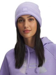 Under Armour Czapka beanie w kolorze lawendowym rozmiar: onesize. Różowe czapki zimowe damskie Under Armour, ze splotem. Za 89.37 zł.