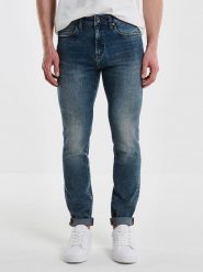 BIG STAR Dżinsy - Skinny fit - w kolorze granatowym rozmiar: W33/L30. Niebieskie jeansy męskie Big Star. Za 178.95 zł.