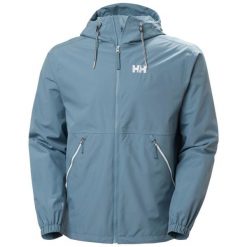 Kurtka wodoodporna z kapturem Helly Hansen Sandoy. Niebieskie kurtki męskie Helly Hansen, m, bez wzorów, z kapturem. Za 595.50 zł.